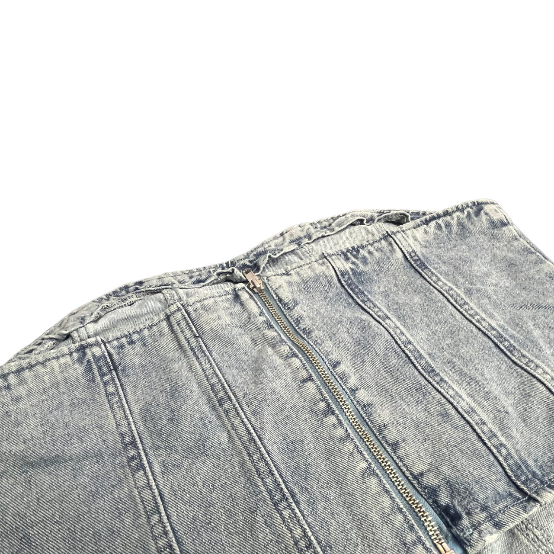 Pretty Little Things Denim Corset Top