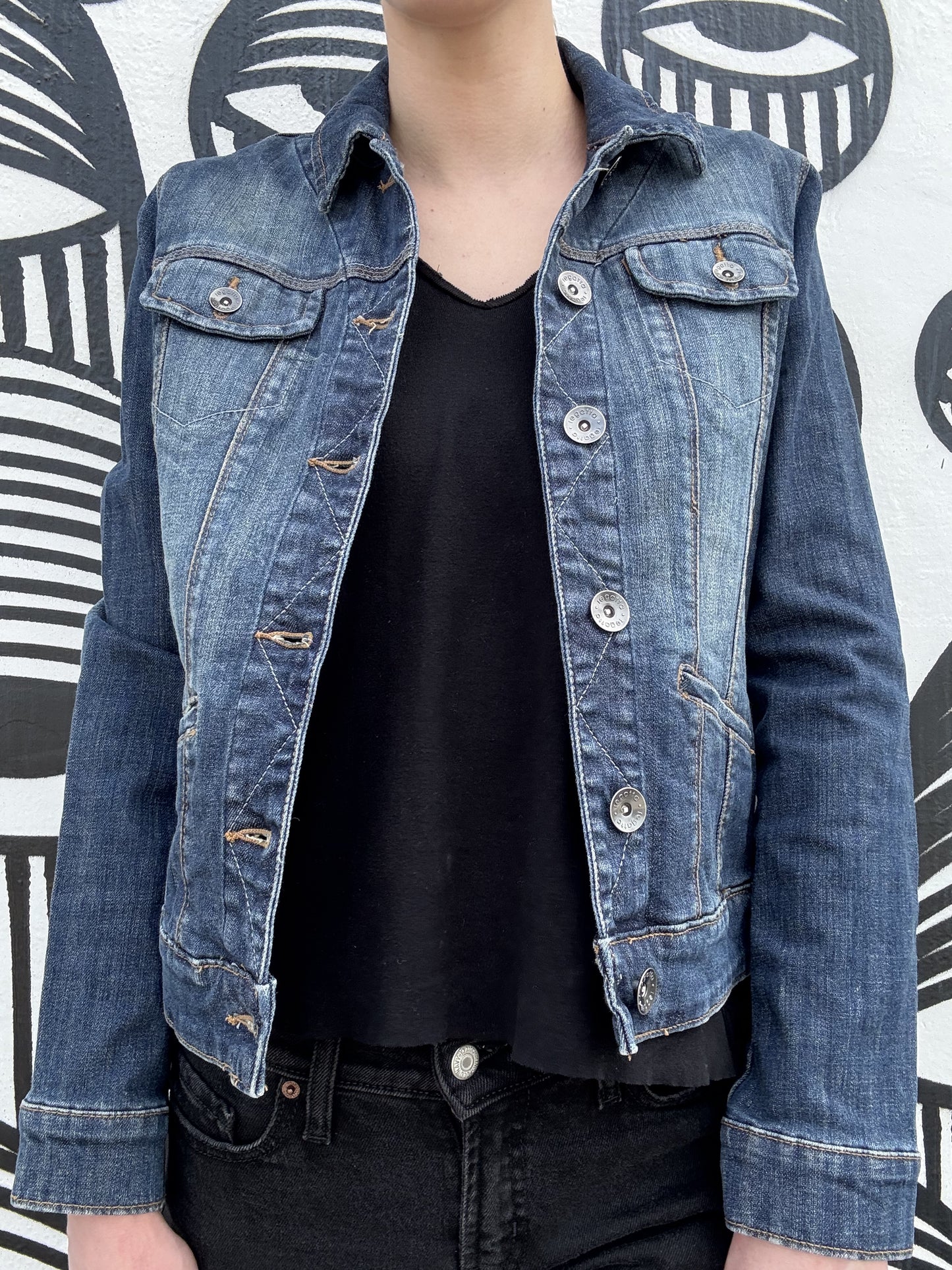 Y2K Fitted Denim Jacket