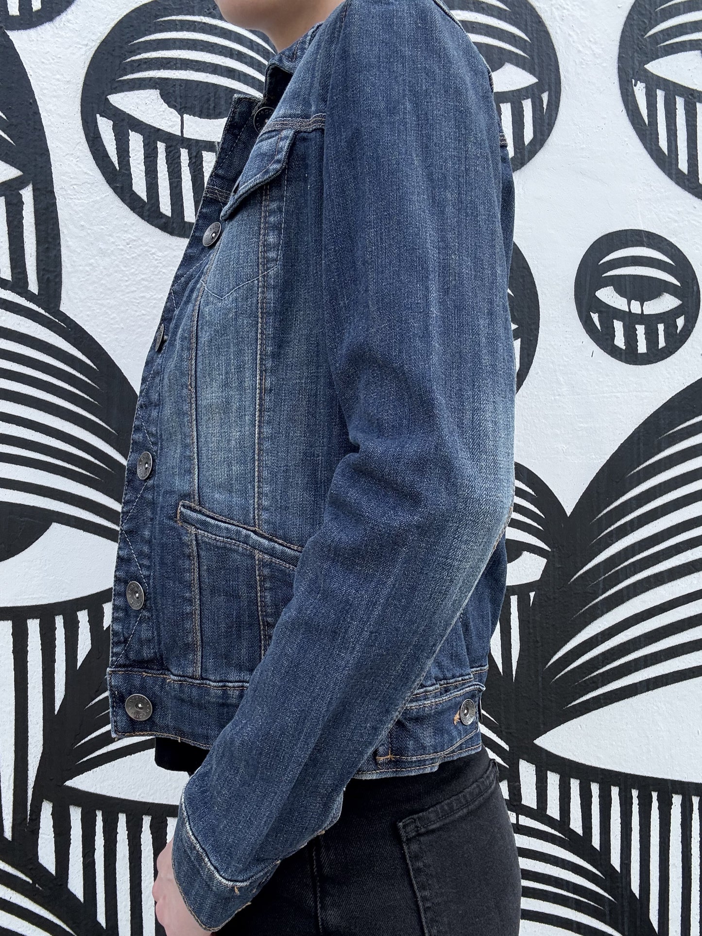 Y2K Fitted Denim Jacket