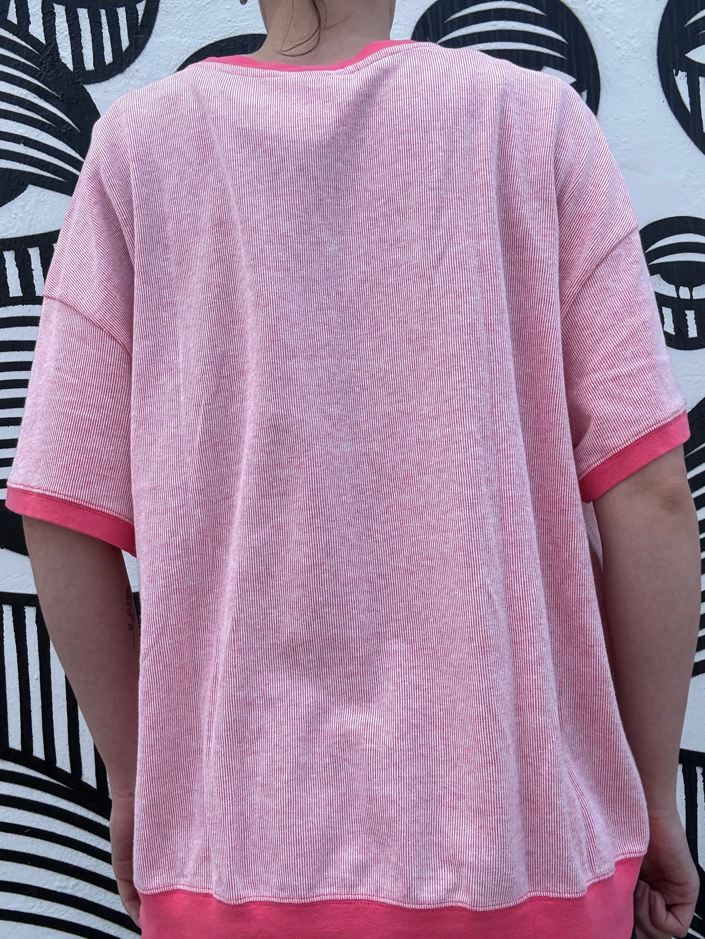 Men's Champion Pink Striped Shirt