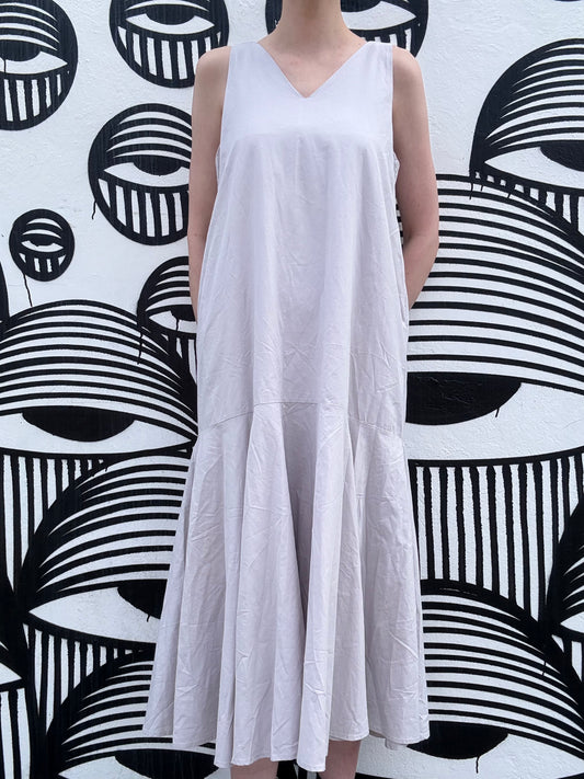 Sleeveless Grey Dress