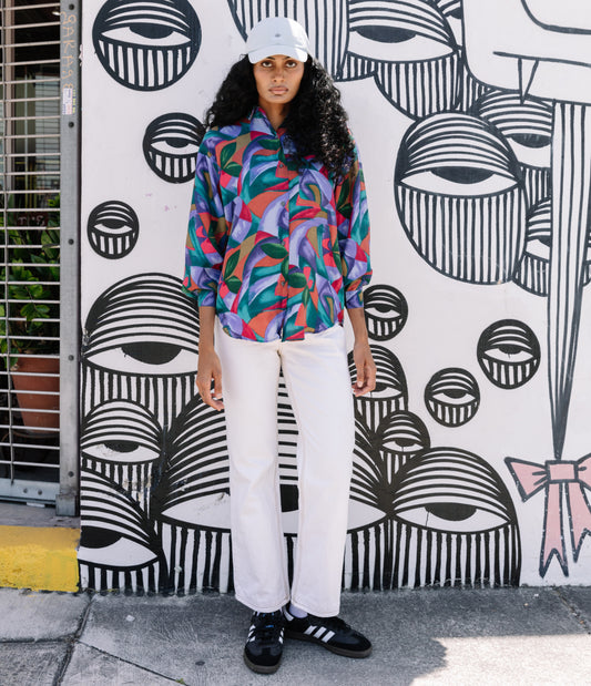 Colorful Vintage Blouse