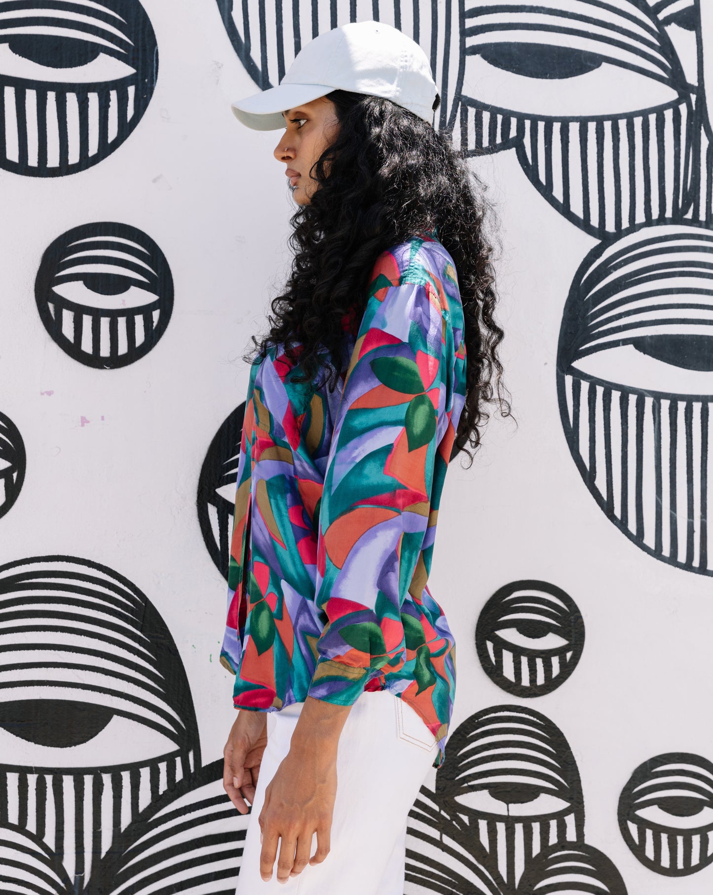 Colorful Vintage Blouse