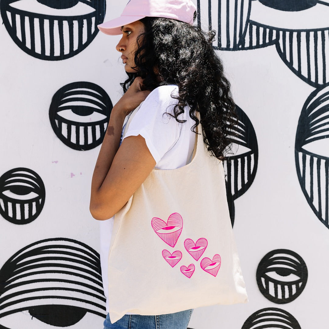 Lotus House x AHOL SNIFFS GLUE Canva Tote Bag
