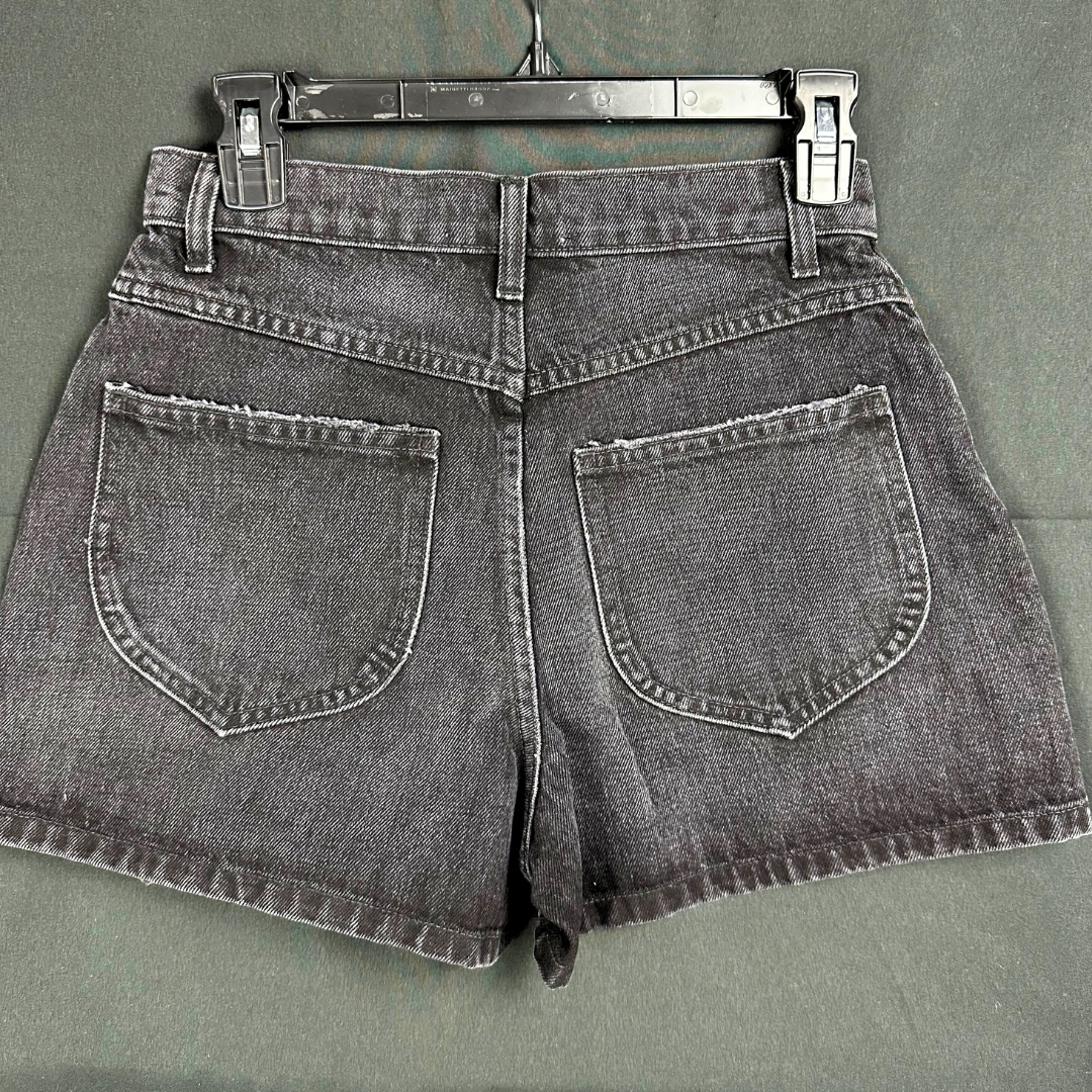 Reformation Black Vintage Jean Shorts