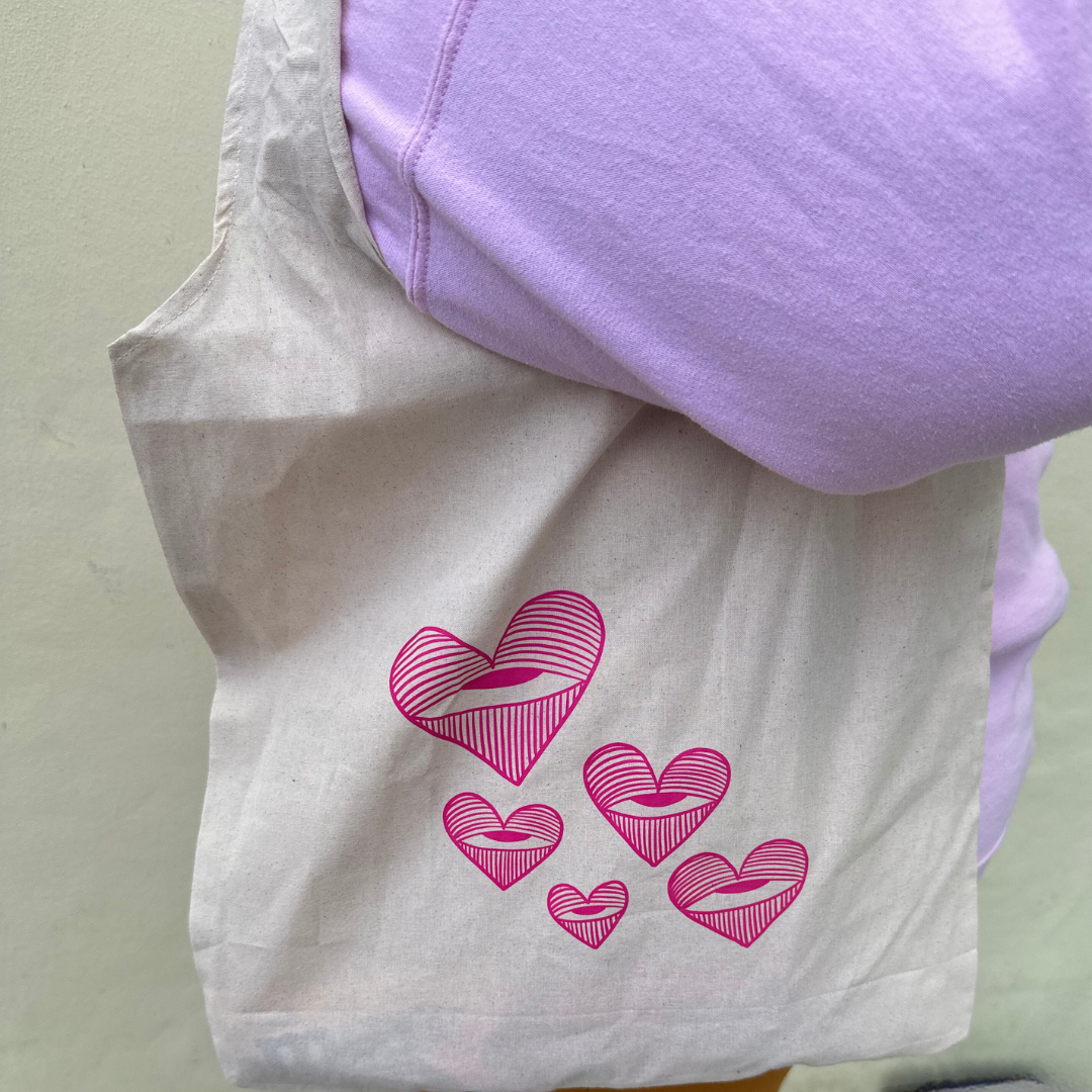 Lotus House x AHOL SNIFFS GLUE Canva Tote Bag