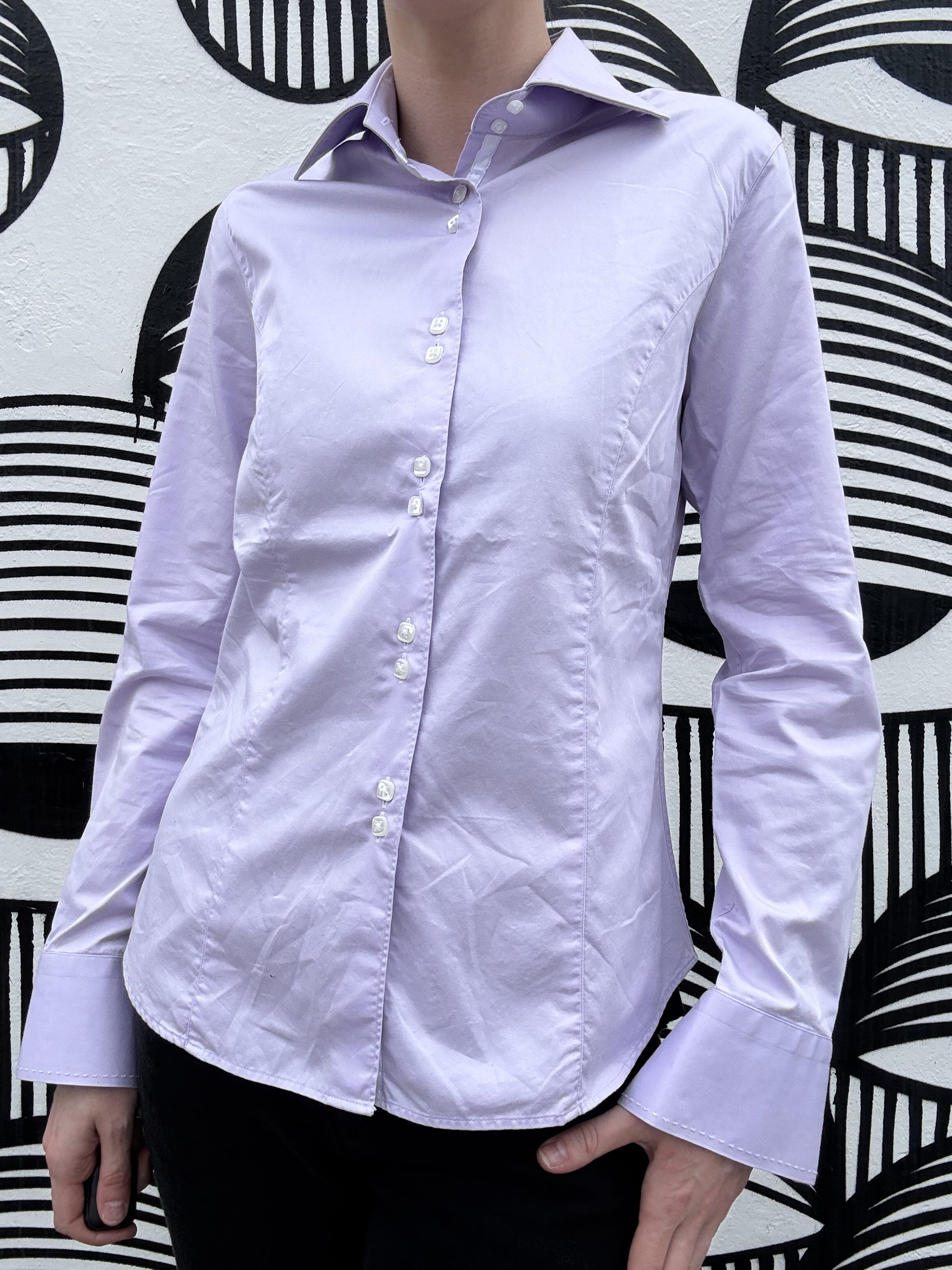 Women's Fitted Button Down – Lotus House Thrift Chic Boutique