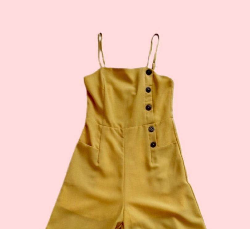Summertime Yellow Jumpsuit