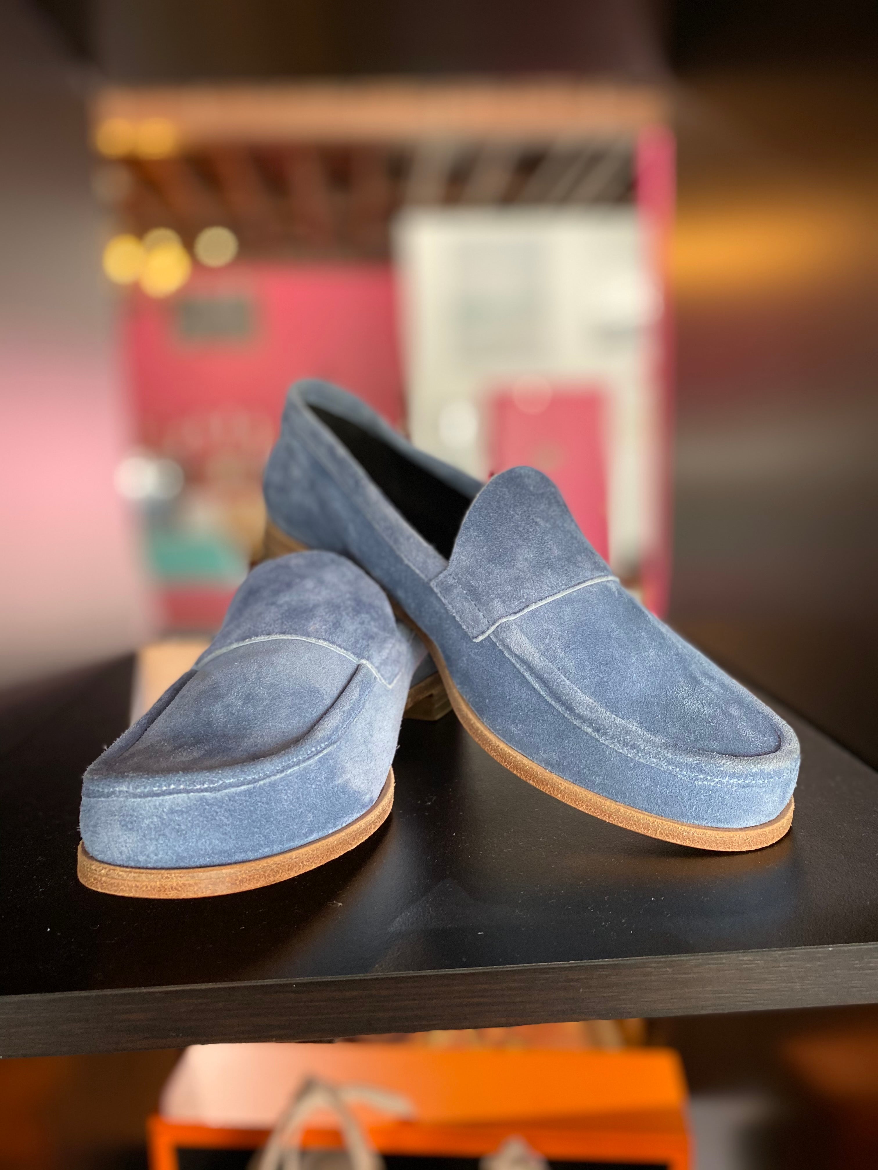 Pierre Hardy Suede Loafer – Lotus House Thrift Chic Boutique